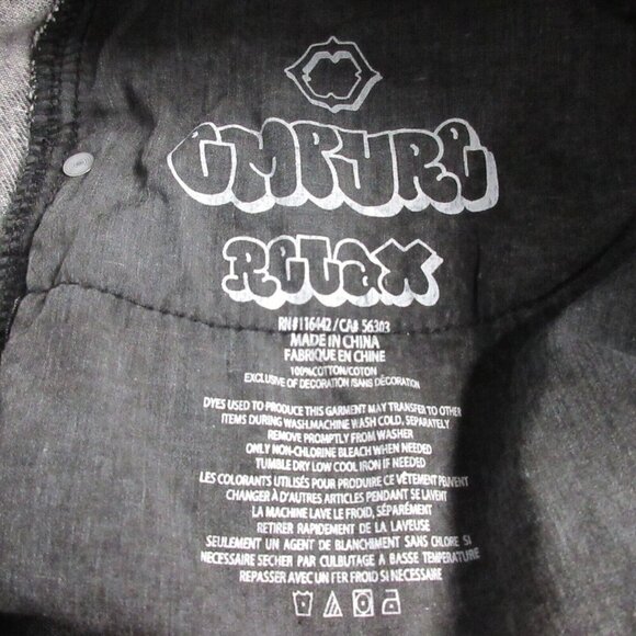 Empire Relax Men’s Jeans Baggy Denim Skateboard Y2K 90's Size 30 Light Gray 694 - Picture 4 of 11